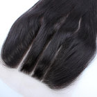 100 virgin human hair , silk base closure lace frontal 3 parting lace closure hair