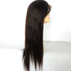 Natural Hairline Natural Color Silky Straight Brzilian Human Hair Full Lace wigs