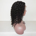 #1b 130% Density Brazilian 100% Human Hair Deep Curl Full Lace wigs