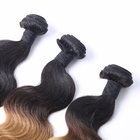 Doulde Drawn Blonde Hair Color Silky Straight Brazilian Hair Extension