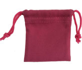 Customized jewelry velvet pouches,large wholesale drawstring velvet bag