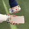 Hard Cortical Fashion Grandeur Color Rivets Bracelet Hand Strap Belt Cell Phone Case Back Cover For iPhone 7 6s Plus supplier