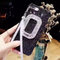 Black Glitter Box Drill Cell Phone Case Cover for iPhone 7 6s Plus with Long Crystal Lanyard supplier