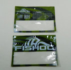 Custom printed laminated fishing lure packaging bags with ziplock