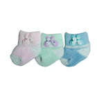 Custom color soft comfortable cotton terry Infant's socks