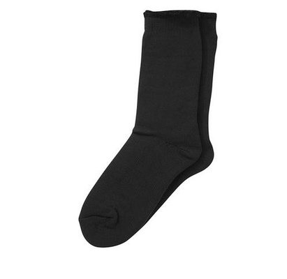 Cotton custom logo, design jacquard black Wool Crew Socks