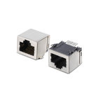 DIP type low profile right angle single socket RJ45 connector Shielded with led