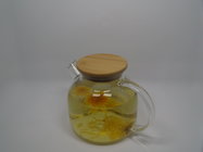 mouth-blown boro glass tea pot 800ml hand made Pumpkin pot clean handmade big size pot