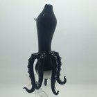8" Black Octopus Glass Water Pipes 14mm female joint Fancy glass oil rigs hand blowing glass bongs