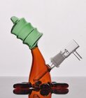 New 8" drum oil rigs Pyrex Glass Water Pipes female 14  joint Fancy glass oil rigs hand blowing glass bongs