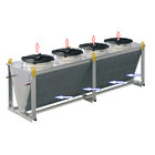 double row sea water liquid to air heat exchanger dry cooler for steel factory cooling