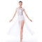 MiDee Best Sell Lyrical Dance Costumes Dresses Floral Sequins Leotard Cap Sleeves Leg Opening supplier