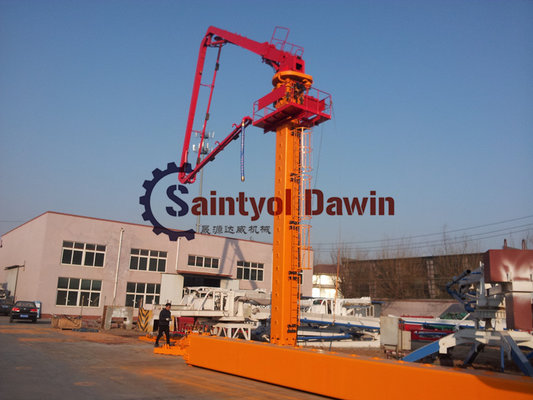 China 29m 32m 33m Column Tower hydraulic Self-Climbing Jack-up Concrete Placing Boom with 22.7m Column supplier