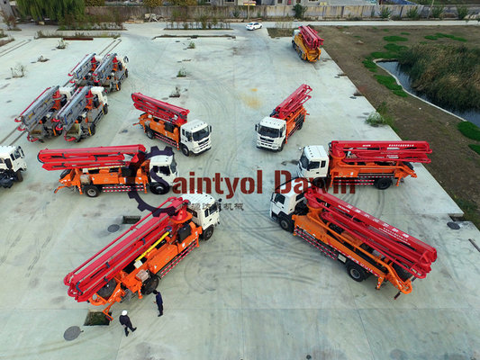 China 30m 33m 37m New Design HOWO Chassis Concrete Boom Pump Truck with Competitive Prices supplier