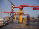 Detachable column hydraulic self-lifting jack up concrete placing boom with 29m 33m placing radius supplier