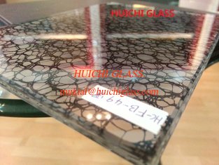 EVA foil decorative insertion for laminated glass
