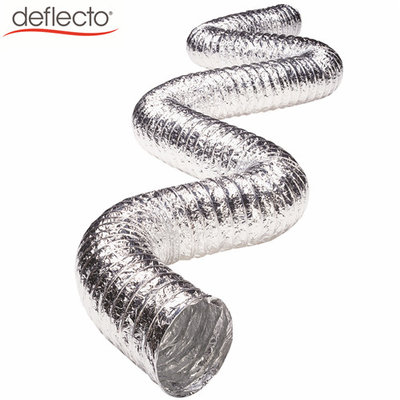 China Deflecto Metellic 3-Ply Flexible Duct Multi-layered Uninsulated Air Connector supplier