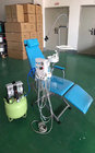 Portable folding patient dental chair sale, silla dental plegable with dental led lamp spittoon