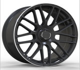 black machine lip 5 hole staggered alloy wheels rims with 18/19 inch