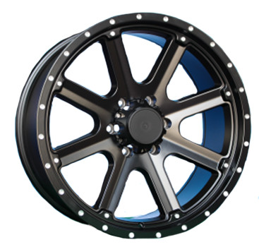 20 inch black suv 6x139.7 alloy 4x4 wheels car rims with rivets