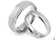 Fashion couple jewelry stainless steel couples rings silver color simple finger rings