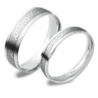 Fashion couple jewellery 316L stainless steel couple rings wholesale lovers rings symbol