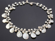 Fashion natural pearls shell choker necklace women Jewelry wholesale from China low MOQ