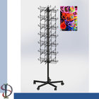 Metal hooks display stand / Mult-hooks display rack / metal spinner stand / POP display stand