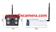 1280x720p Outdoor Weather-proof Wireless WI-FI IP IR Bullet Camera Support 128G SD 1Mp WIFI IP Camera network camera