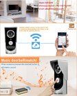 Water-proof 3Mp big lens wide angle Smart WIFI IP video doorbell with indoor ring remote control by APP two ways voices