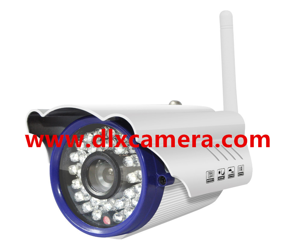 1280x720P 1Mp Outdoor Water-proof Wireless IP IR Bullet Camera WIFI IP camera Support 128G SD card WIFI IP Bullet Camera