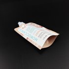 Aluminum foil material stand up suction nozzle color packaging bag for sleeping mask cream