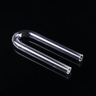 Special professional high temperature resistant u-shaped quartz tube special section tube u shaped glass tube