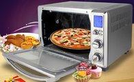 26L kitchen electric pizza oven toaster oven baking grill rotiesseries