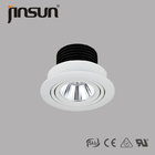 7W 500LM DALI dimmable 360 degree adjustable of LED COB downlight with TUV&UL certificate