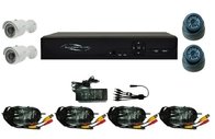 Camera Security Systems 4CH Standalone DVR and IR Bullet Cameras