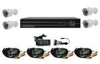 Security DVR Systems 4CH Standalone DVR and 4pcs IR CCTV Cameras
