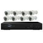 8CH DVR Kit, 8CH DVR + 8PCS Metal IR Bullet CCTV Security Cameras