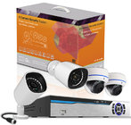 4CH PLC Power Line Communication CCTV Security Cameras IP Network Wireless NVR System Kit