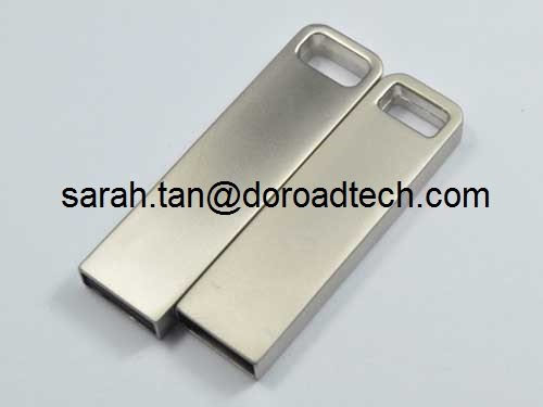 Rectangle Metal USB Flash Drives, 100% Original and New Memory Chip