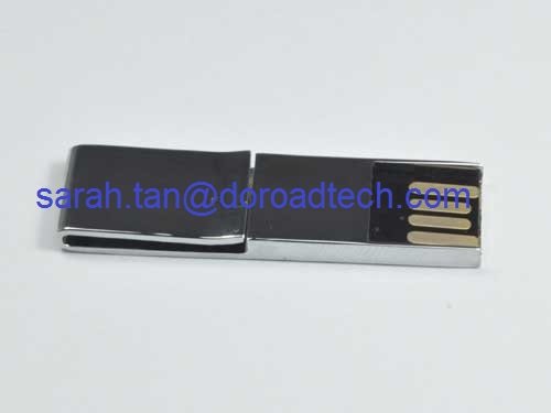 Customized Metal USB Flash Drive, 100% Original and New Memory Chip