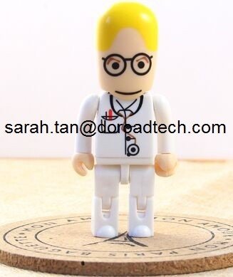 Plastic Doctor/Nurse Figure USB Flash Drives