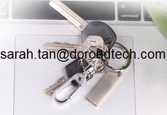 High Quality True Capacity Metal Thumb Shape USB Pen Drives with Mini Keychain