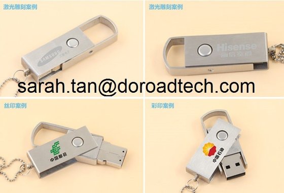 Real Capacity New Stylish Metal Rotator USB Flash Drives