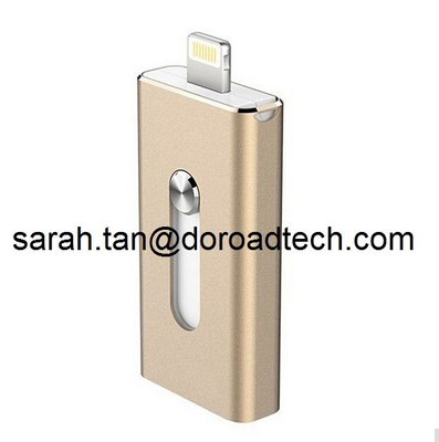 3 in 1 Plug and Play High Quality Real Capacity OTG USB Flash Drive for iPhone iPad iPod
