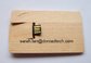 Customized Logo Printing Wooden Business Card High-speed USB Flash Drives