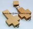 Original Real Capacity Wood Cross-shaped USB Flash Drives