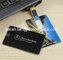 Plastic High Speed Credit Card USB Flash Drives with Customized Printing