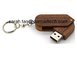 Swivel Wooden USB Flash Drives with Keychain