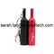 Original High Quality Real Capacity Red Wine Metal Bottle USB Pen Drives